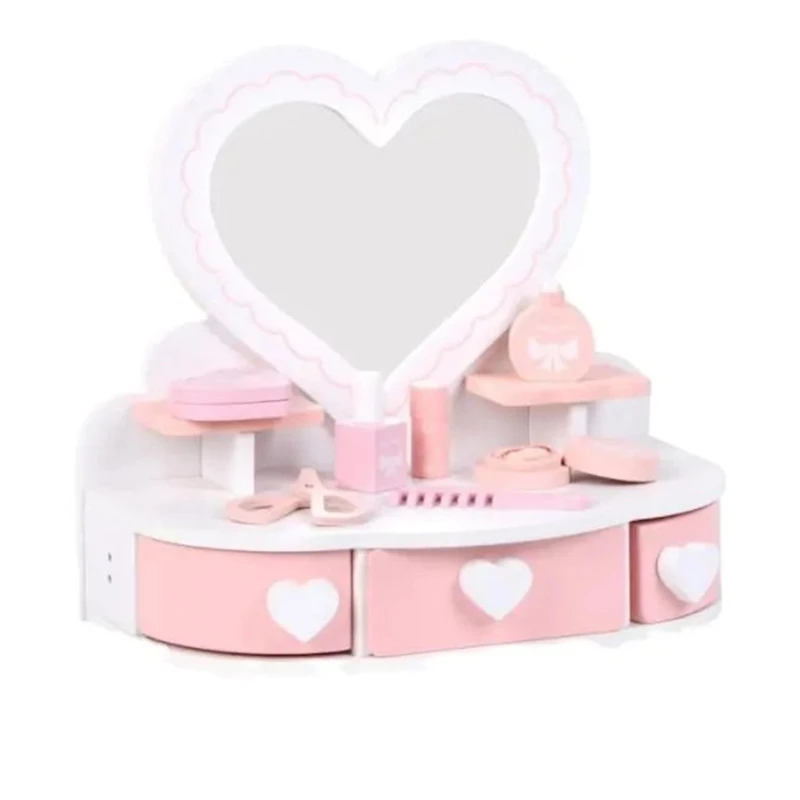 Играем в салон красоты Onshine BL-20130 Деревянный стол для макияжа