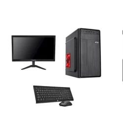 Masaüstü kompüter- sistem bloku, siçan, monitor və klaviatura