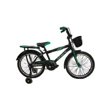 Uşaq velosipedi 1028, 4-6 yaş (qara/yaşıl)