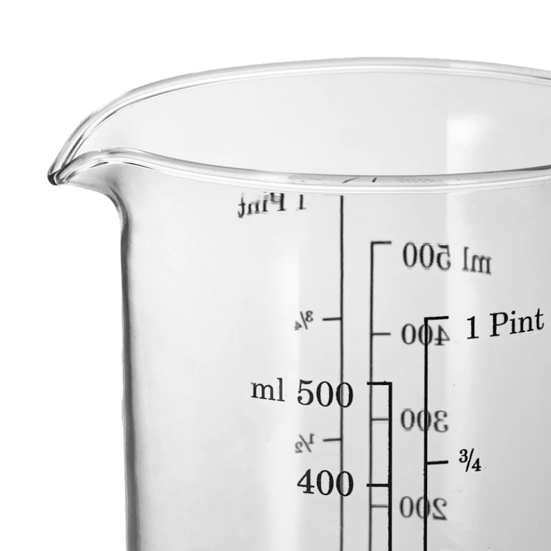 Ölçmə qabı Ikea Vardagen, 0.5 l, şüşə, şəffaf