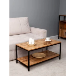 Журнальный стол 42x45x90 см, ЛДСП, коричневый Журнальный стол 42x45x90 см, ЛДСП, коричневый