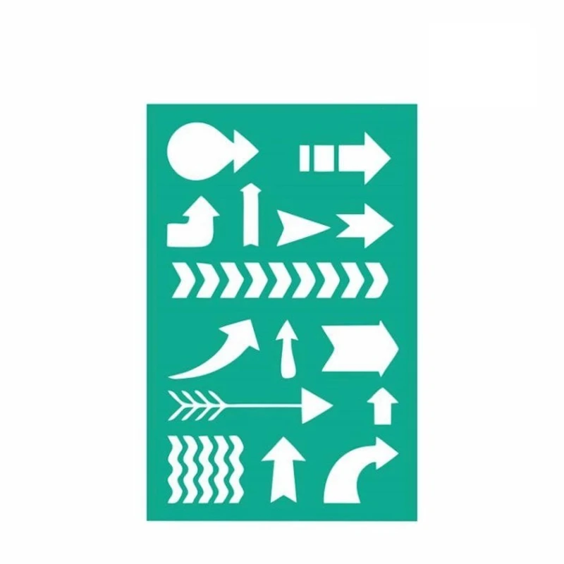 Трафарет самоклеящийся Rosa Talent, 13x20 см, №1303 Абстракция