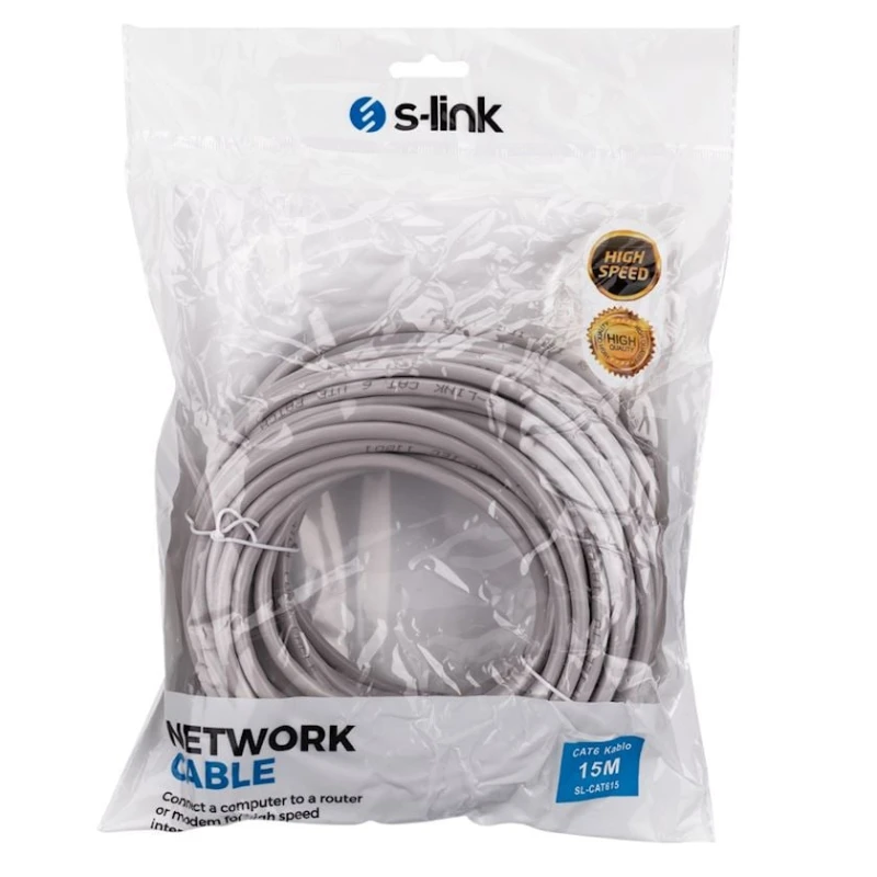 Сетевой кабель S-Link SL-CAT615, 15 м Сетевой кабель S-Link SL-CAT615, 15 м
