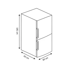 Soyuducu Alneo 512 W