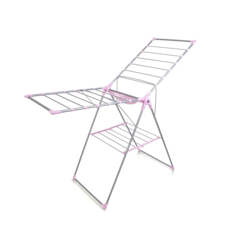 Paltar üçün quruducu Perilla 57004, alüminium, çəhrayı/boz, 15.5 m Paltar üçün quruducu Perilla 57004, alüminium, çəhrayı/boz, 15.5 m