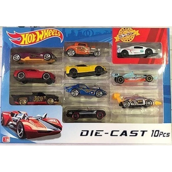Игровой набор машин, 10 шт