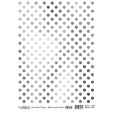 Dekupaj üçün düyü kağızı Cadence Metal Leaf Rice Paper Silver 024