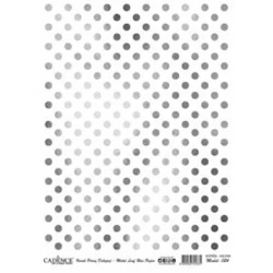 Рисовая бумага для декупажа Cadence Metal Leaf Rice Paper Silver 024