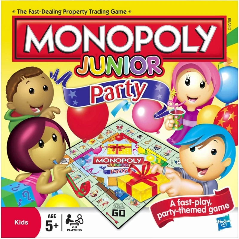 Настольная игра Монополия Junior Party M2255883141, от 5 лет Настольная игра Монополия Junior Party M2255883141, от 5 лет