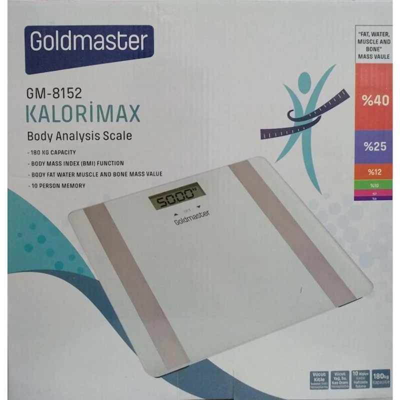 Весы напольные GoldMaster GM-8152 White Весы напольные GoldMaster GM-8152 White