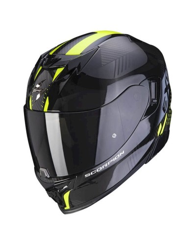 Motosiklet dəbilqəsi Scorpion EXO-520 Evo Air Laten Black-Neon Yellow, ölçü XXL