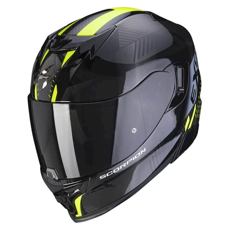 Motosiklet dəbilqəsi Scorpion EXO-520 Evo Air Laten Black-Neon Yellow, ölçü XXL