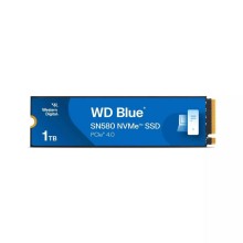 SSD yığıcı Western Digital 1 TB Blue SN580 M.2 NVMe Gen4 (WDBWMY0010BBL-WRWM)