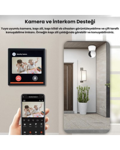 Simsiz idarəetmə paneli Novato Tuya ZKP-01
