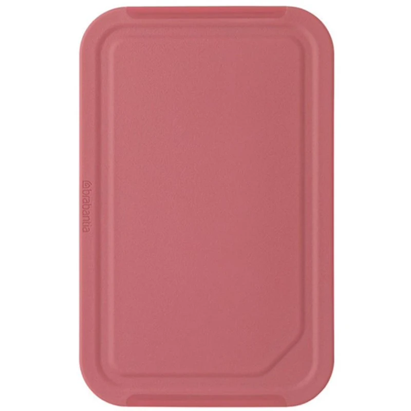 Разделочная доска Brabantia Tasty+, 25x16 см, пластик, бордовая Разделочная доска Brabantia Tasty+, 25x16 см, пластик, бордовая