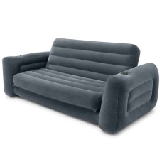Şişmə divan Intex, ikinəfərlik, 203.2х223.5х66 sm, boz