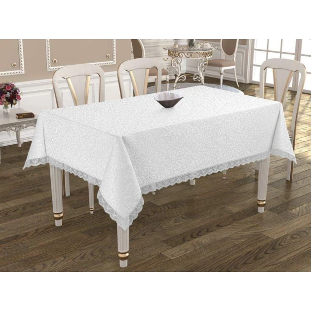 Скатерть MM белая, 160x220 см Скатерть MM белая, 160x220 см