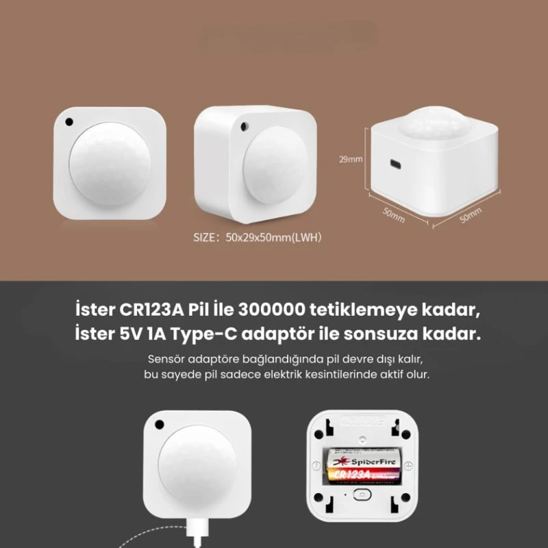 Датчик движения и освещенности Tuya ZigBee Novato - ZHP-01 Датчик движения и освещенности Tuya ZigBee Novato - ZHP-01