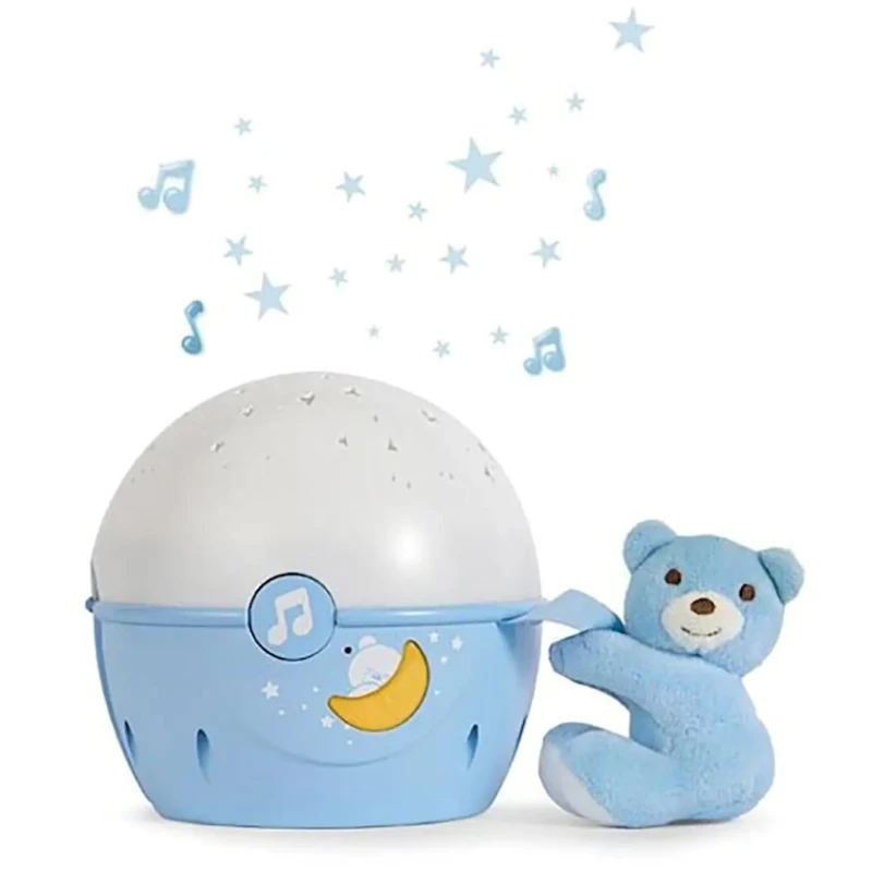 Игрушка-проектор Chicco Next2 Stars, голубой, 15х15х22 см Игрушка-проектор Chicco Next2 Stars, голубой, 15х15х22 см