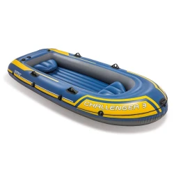 Надувная лодка Intex 68370 Challenger 3, 295х137х43 см, алюминиевые вёсла 122 см,  до 320 кг