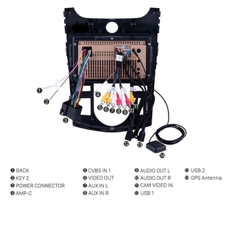 Автомобильный монитор Still Coll Kia Forte Cerato 2008-2012