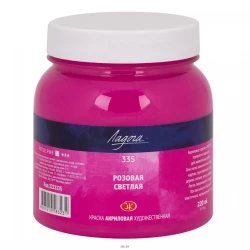 Akril boyalar Ладога, açıq çəhrayı, N 335, 220 ml