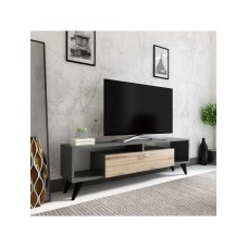 TV üçün tumba Ev Plus 12115862, LDSP, antrasit/qəhvəyi, 150x30x45 sm