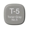 Маркер Copic Classic, T-5, Toner Gray, No.5, двусторонний, серый Маркер Copic Classic, T-5, Toner Gray, No.5, двусторонний, серый