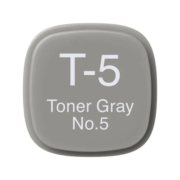 Маркер Copic Classic, T-5, Toner Gray, No.5, двусторонний, серый Маркер Copic Classic, T-5, Toner Gray, No.5, двусторонний, серый