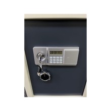 Ofis və mebel seyfi, elektron kodlu kilid və açar ilə, oda davamlı, 65x45 sm - GM_3910003