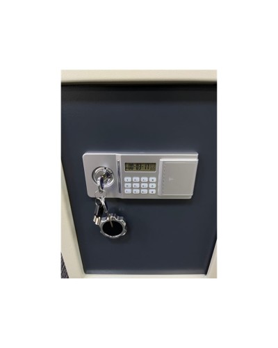 Ofis və mebel seyfi, elektron kodlu kilid və açar ilə, oda davamlı, 65x45 sm - GM_3910003