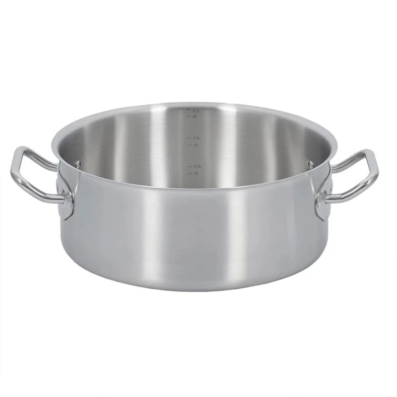 Qazan Gipfel Horeca 50718, paslanmayan polad, 28 sm, 6.5 l