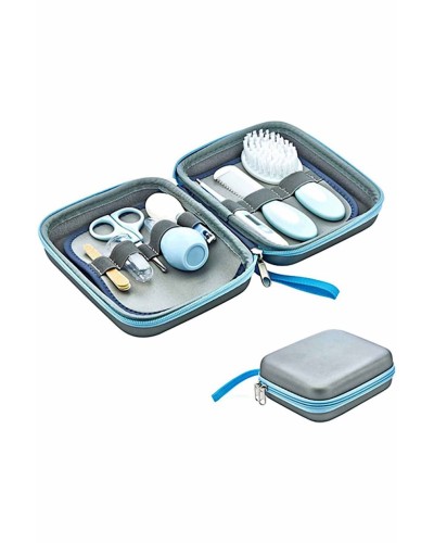 Baxım dəsti Babyjem Baby Grooming Set, göy, 9 ədəd