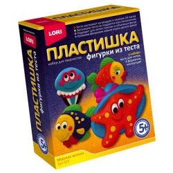 Набор для изготовления фигурок из массы для лепки Lori Морские жители Набор для изготовления фигурок из массы для лепки Lori Морские жители