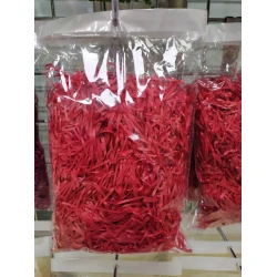 Наполнитель для подарочных коробок,бордовый,нарезанная бумага (111200)