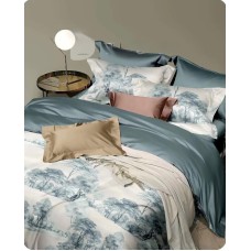 Yataq dəsti MiraNova CTS-422, yorğan üzü 200x220 sm, mələfə 240x260 sm, yastıq üzü 50x70 sm, ikinəfərlik, satin, rəngbərəng