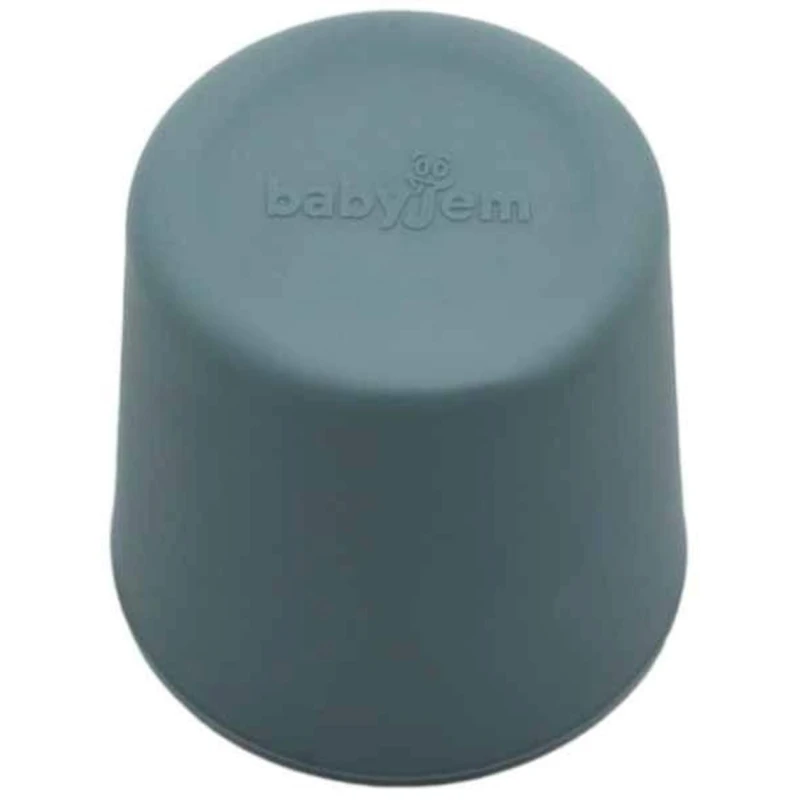 Чашка Babyjem, 9x7 см, 150 мл, силикон, 4+ мес, зеленая