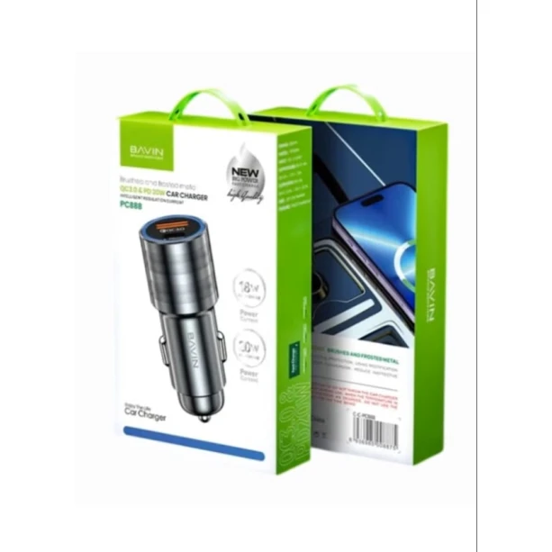 Автомобильное зарядное устройство Bavin PC888 Black Автомобильное зарядное устройство Bavin PC888 Black
