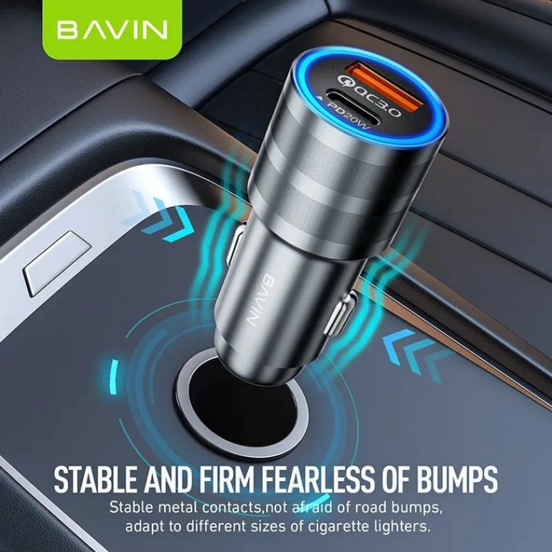 Автомобильное зарядное устройство Bavin PC888 Black Автомобильное зарядное устройство Bavin PC888 Black