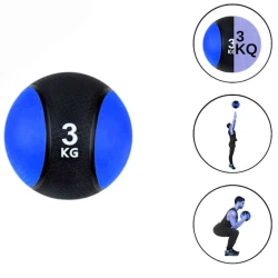 Tibbi top WS0360, sintetik kauçuk, göy, 3 kq