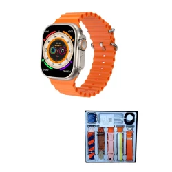 Smart saat Smart Watch Ultra 10 in 1 strap Orange