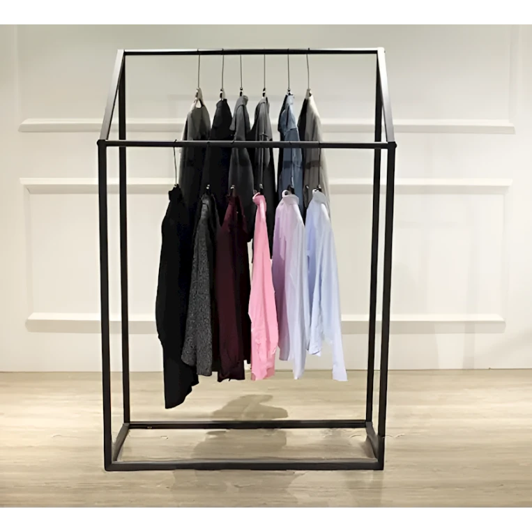 Вешалка-стойка 3563_M2ReylBl Черный, железо, 170x45x160 см