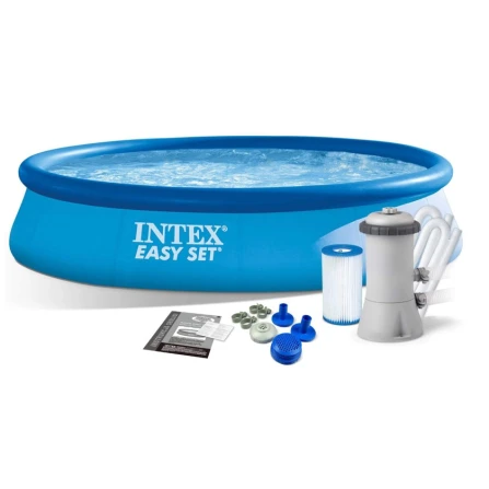 Надувной бассейн Intex H28225588158, 457x84 см, 9792 л, синий Надувной бассейн Intex H28225588158, 457x84 см, 9792 л, синий