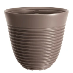 Горшок Di Martino Tevere VO35G серый, пластик, 29.5x26.5x10 см