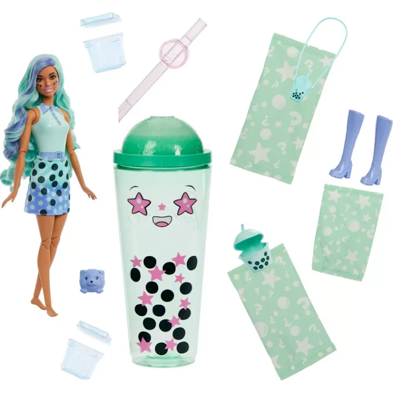 Кукла-сюрприз Mattel Barbie Pop Reveal Bubble Tea Series HTJ21, 3+ лет