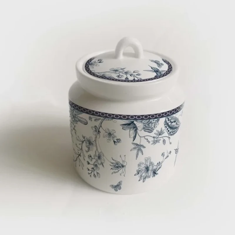 Емкость для хранения Egels Home Bird, керамика, белая, 1 л Емкость для хранения Egels Home Bird, керамика, белая, 1 л