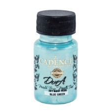 Akril boya-metallik Cadence Dora Metallic Paint 201 Blue Green 50 ml