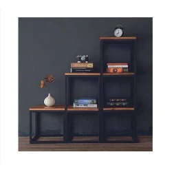 Стеллаж 3563_LoftIQVotan, 120x40x133 см, ЛДСП, коричневый Стеллаж 3563_LoftIQVotan, 120x40x133 см, ЛДСП, коричневый