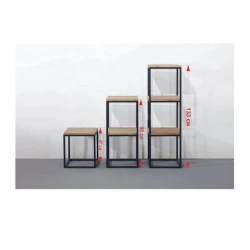 Стеллаж 3563_LoftIQVotan, 120x40x133 см, ЛДСП, коричневый Стеллаж 3563_LoftIQVotan, 120x40x133 см, ЛДСП, коричневый