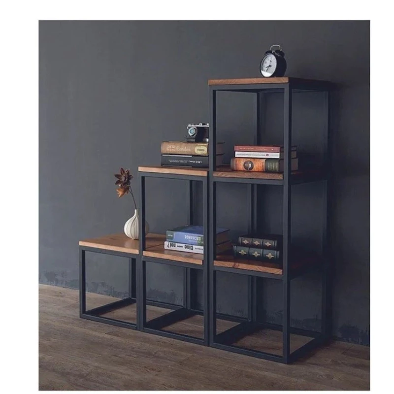 Стеллаж 3563_LoftIQVotan, 120x40x133 см, ЛДСП, коричневый